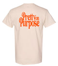 “LOGO” TEE (CREAM / ORANGE)