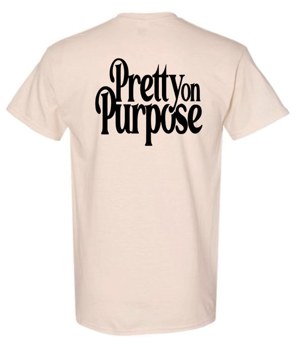 “LOGO” TEE (CREAM/BLACK)